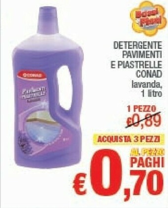 Conad Pulizia pavimenti offerta