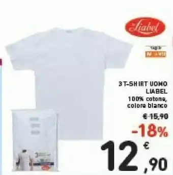 Conad Blanco T-shirt uomo offerta