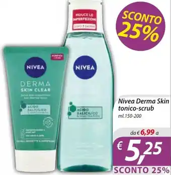 DiMeglio Nivea Derma Skin tonico-scrub ml.150-200 offerta