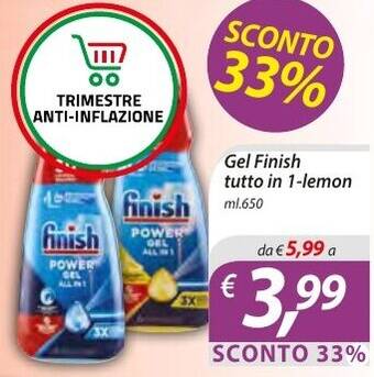 DiMeglio Gel Finish tutto in 1-lemon ml.650 offerta