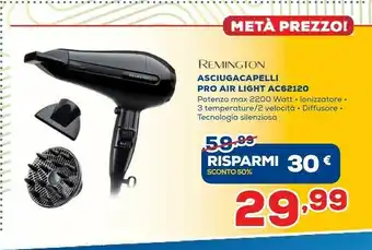 Euronics Remington AC6120 Nero 2200 W offerta