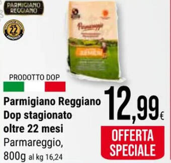 Supermercati Gulliver Parmigiano Reggiano Dop stagionato oltre 22 mesi Parmareggio, 800 g offerta
