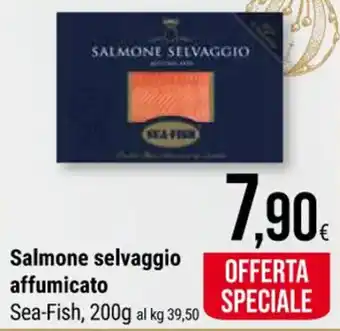 Supermercati Gulliver Salmone selvaggio affumicato Sea-Fish, 200g offerta