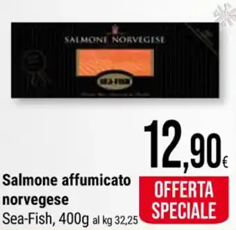 Supermercati Gulliver Salmone affumicato norvegese Sea-Fish, 400g offerta