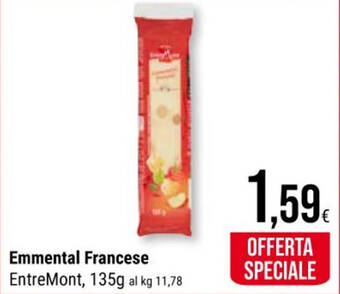 Supermercati Gulliver Emmental Francese EntreMont, 135g offerta