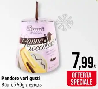 Supermercati Gulliver Pandoro vari gusti Bauli, 750 g offerta
