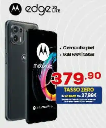 Euronics Motorola Edge 20 Lite 6GB 128 GB offerta
