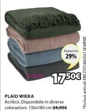 JYSK Plaid Wieka offerta