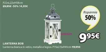 JYSK Lanterna Bob offerta