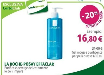 Lloyds Farmacia La roche-posay Effaclar offerta
