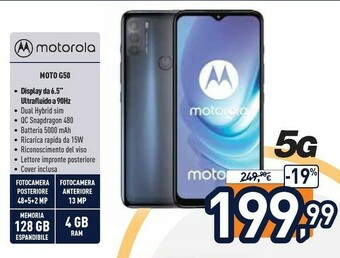 Unieuro Motorola Moto G50 16,5 Cm (6.5") offerta