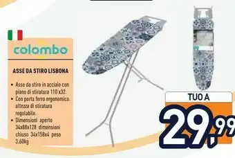 Colombo Asse Da Stiro Lisbona