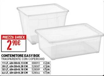 Ottimax CONTENITORE EASY BOX offerta