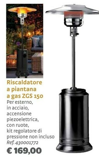 Bricocenter Riscaldatore A Piantana A Gas Zgs 150 offerta