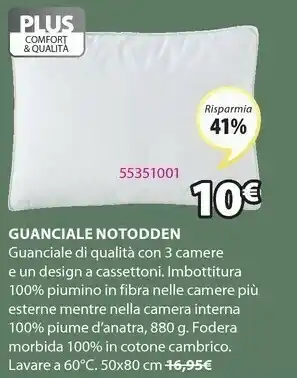 JYSK Guanciale Nottodden offerta