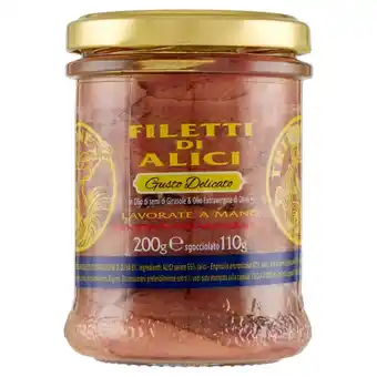 Ipercoop Filetti di alici distesi in olio di oliva delicato il tritone isola d'oro offerta