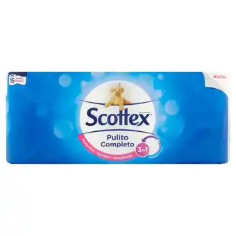 Ipercoop Carta igienica pulito completo scottex offerta
