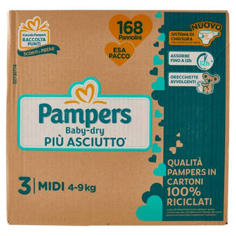 Ipercoop Pannolini baby-dry pampers offerta