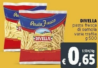 Deco Supermercati Divella Pasta Fresca Di Semola Penne Rigate offerta