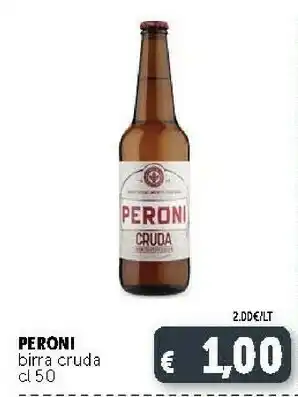 Deco Supermercati Peroni Birra Cruda offerta