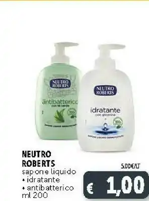 Deco Supermercati Neutro Roberts Sapone Liquido offerta