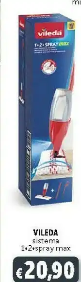 Deco Supermercati Vileda Sistema 1+2spray Max offerta