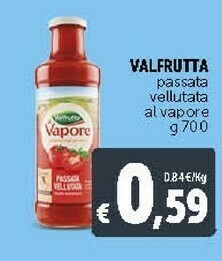 Deco Supermercati Valfrutta Passata Vellutata offerta