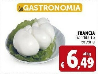 Deco Supermercati Francia Fiordilatte Testina offerta