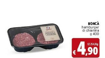 Deco Supermercati Boncà Hamburger offerta