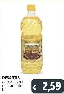 Deco Supermercati Desantis Olio Di Semi Di Arachide 1000 G(ml) offerta