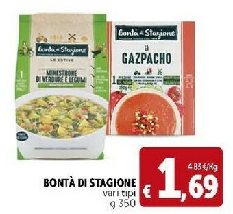 Deco Supermercati Bontà di Stagione - Minestra di Lenticchie e Miglio offerta