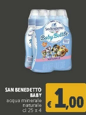 Deco Supermercati San Benedetto Acqua Naturale offerta