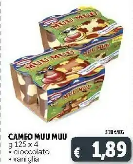Deco Supermercati Cameo Muu Muu + Quadrifogli Croccanti Edizione Speciale 10 Anni 125 G(ml) offerta