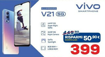 Euronics Vivo V21 5G offerta