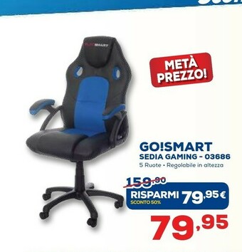 Euronics Go!smart Sedia Gaming offerta