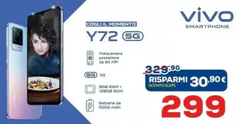 Euronics Vivo Y72 5G offerta