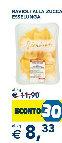 Esselunga Esselunga Ravioli Alla Zucca offerta