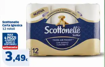 Sigma Scottonelle Carta Igienica 12 rotoli offerta