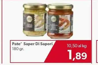 Emi Supermercati Saper Di Sapori Pate offerta
