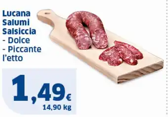 Sigma Lucana Salumi Salsiccia offerta
