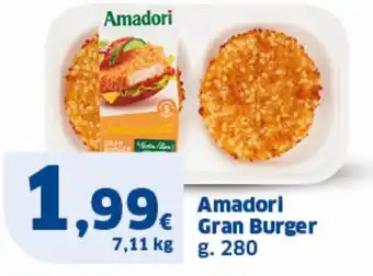 Sigma Amadori Gran Burger g.280 offerta
