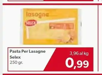 Emi Supermercati Selex Pasta Per Lasagne offerta