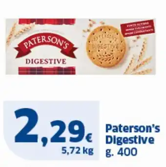 Sigma Paterson's Digestive g. 400 offerta