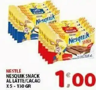 Mio Market Nestlè Nesquik Snack Al Latte offerta