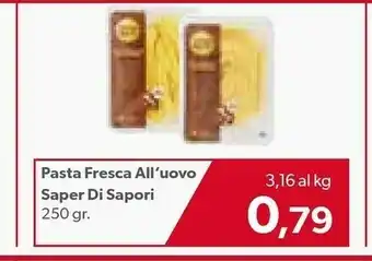 Emi Supermercati Saper di sapori Pasta Fresca All'uovo offerta