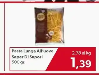 Emi Supermercati Saper di sapori Pasta Lunga All'uovo offerta