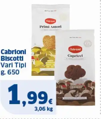 Cabrioni Biscotti Vari Tipi g. 650