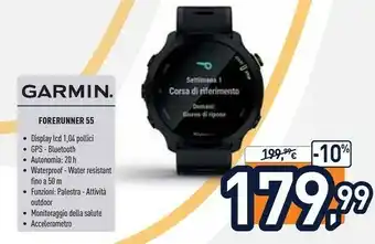 Unieuro Garmin Forerunner 55 offerta
