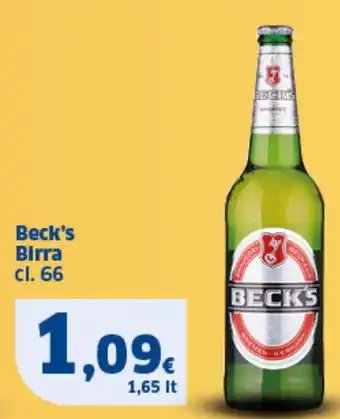 Sigma Beck's Birra cl. 66 offerta