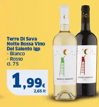 Sigma Terre Di Sava Notte Rossa Vino Del Salento Igp cl.75 offerta